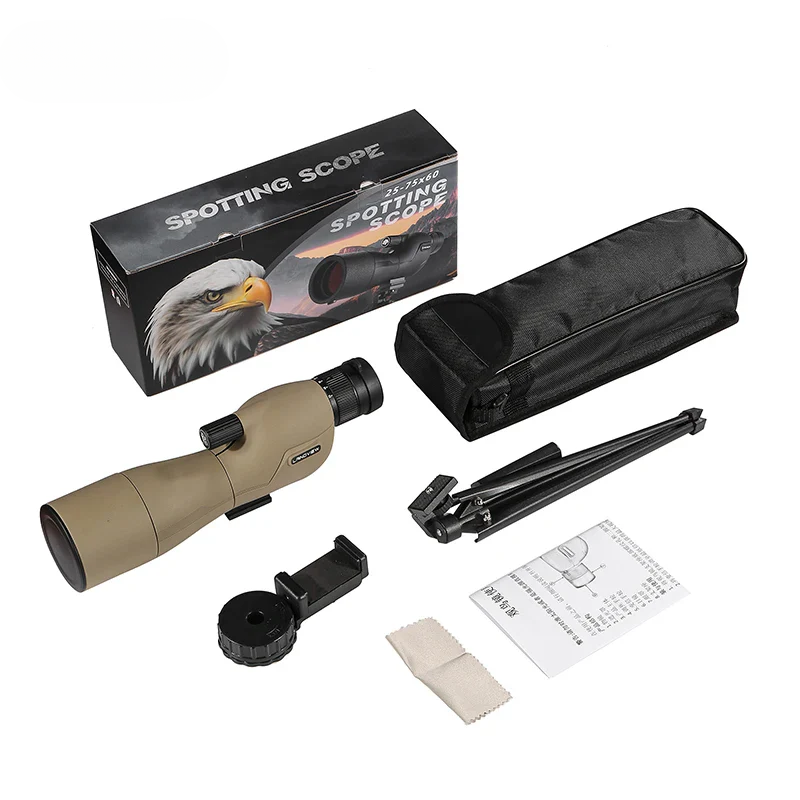 Longue Vue Zoom 25-75x60 Kit Complet Adaptateur
