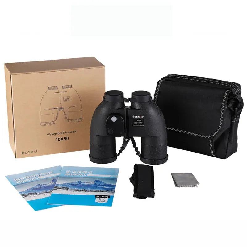 Jumelle marine 10x50 boussole et télémètre intégré