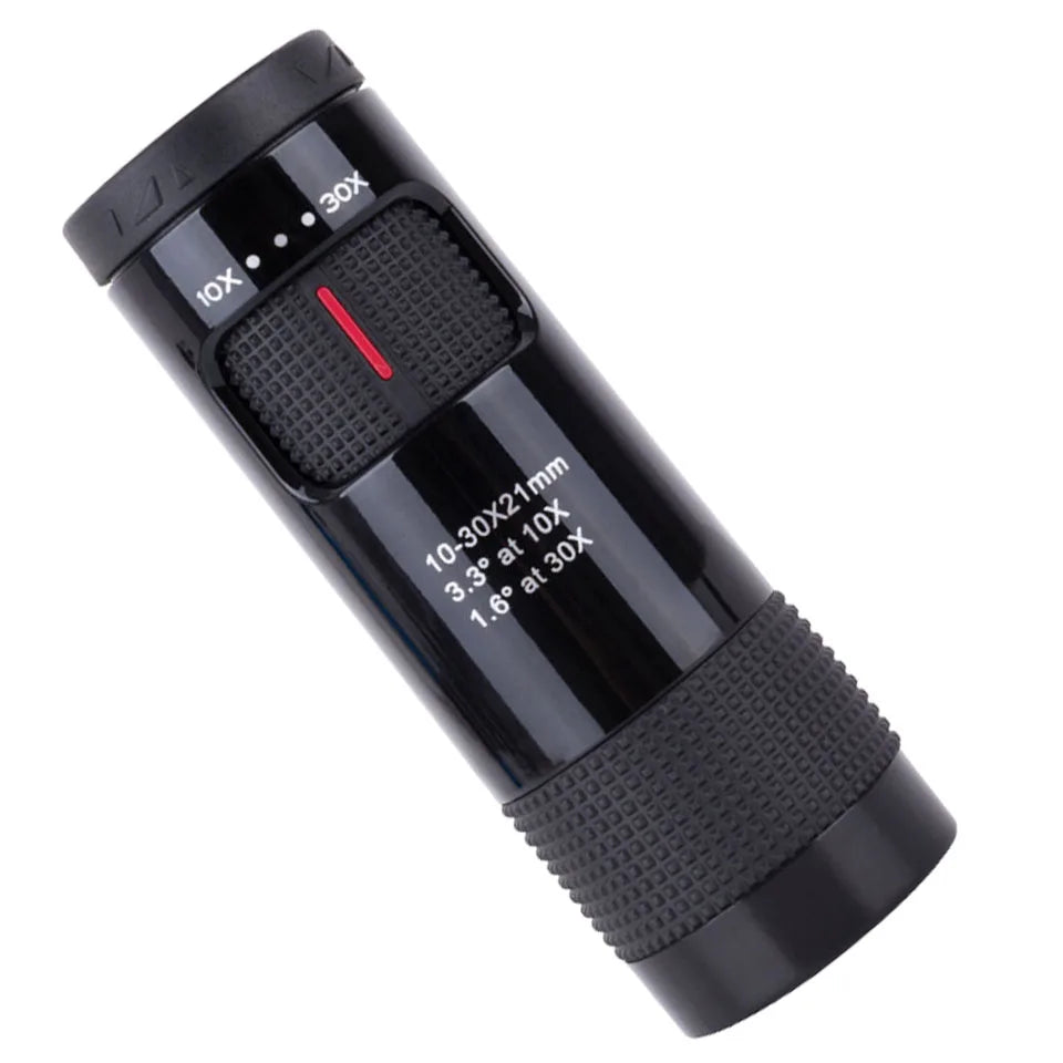 Monoculaire mini zoom 10-30x pocket métal