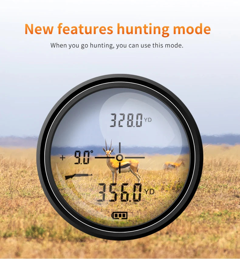 Télémètre laser 1000m 7 modes chasse et golf