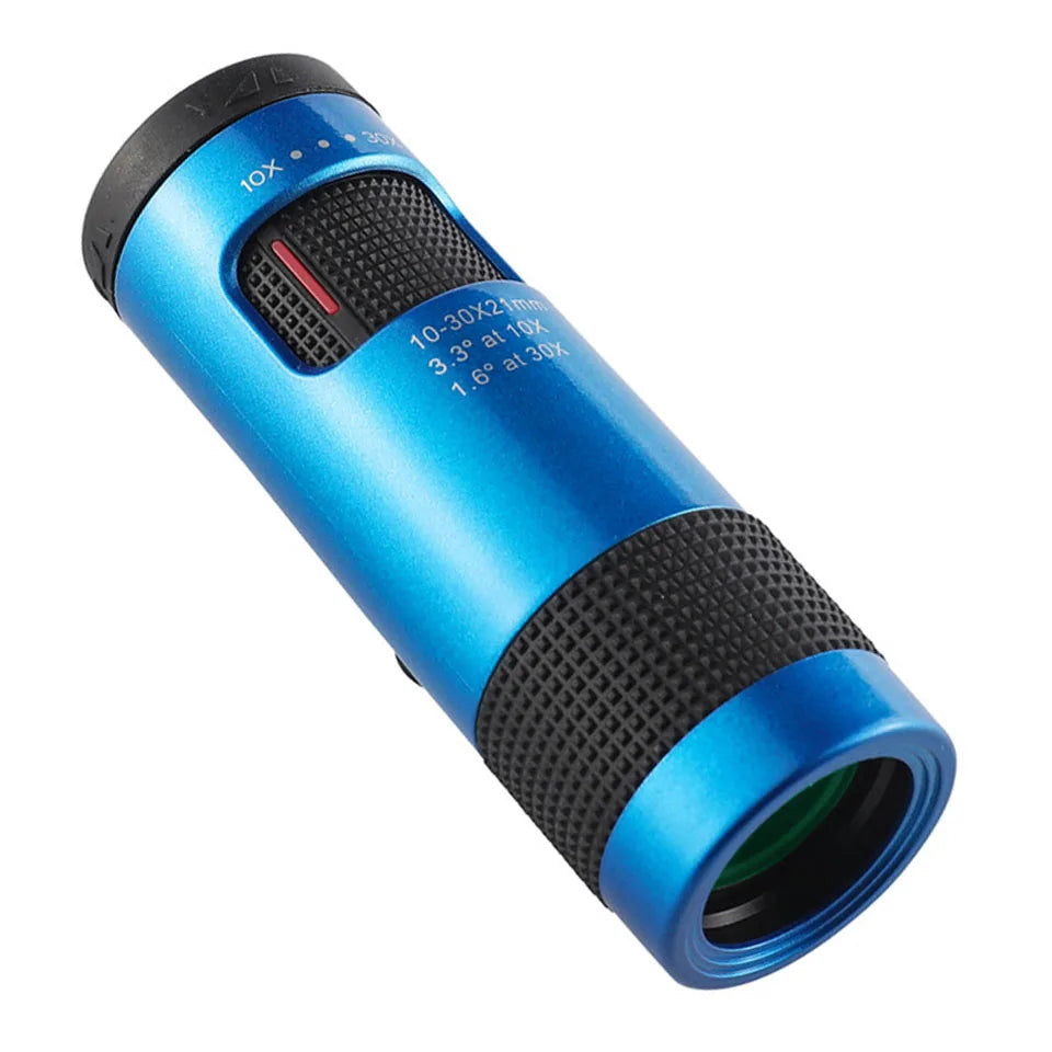 Monoculaire mini zoom 10-30x pocket métal