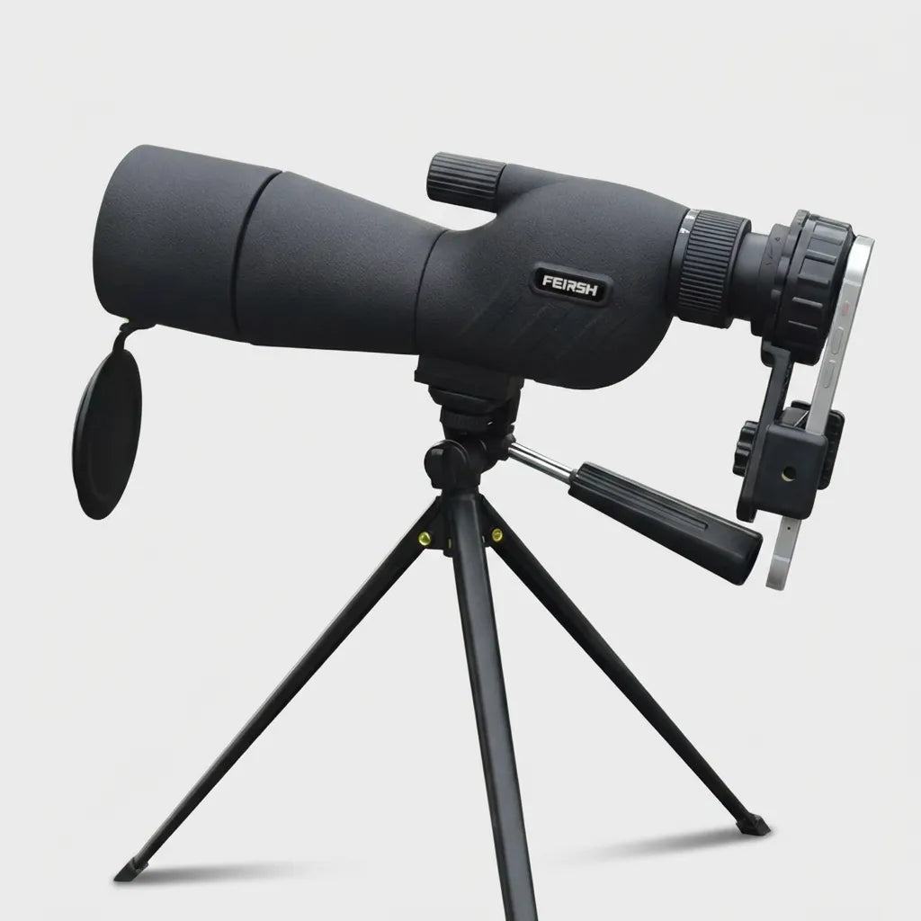 Télescope monoculaire compact longue portée Noir