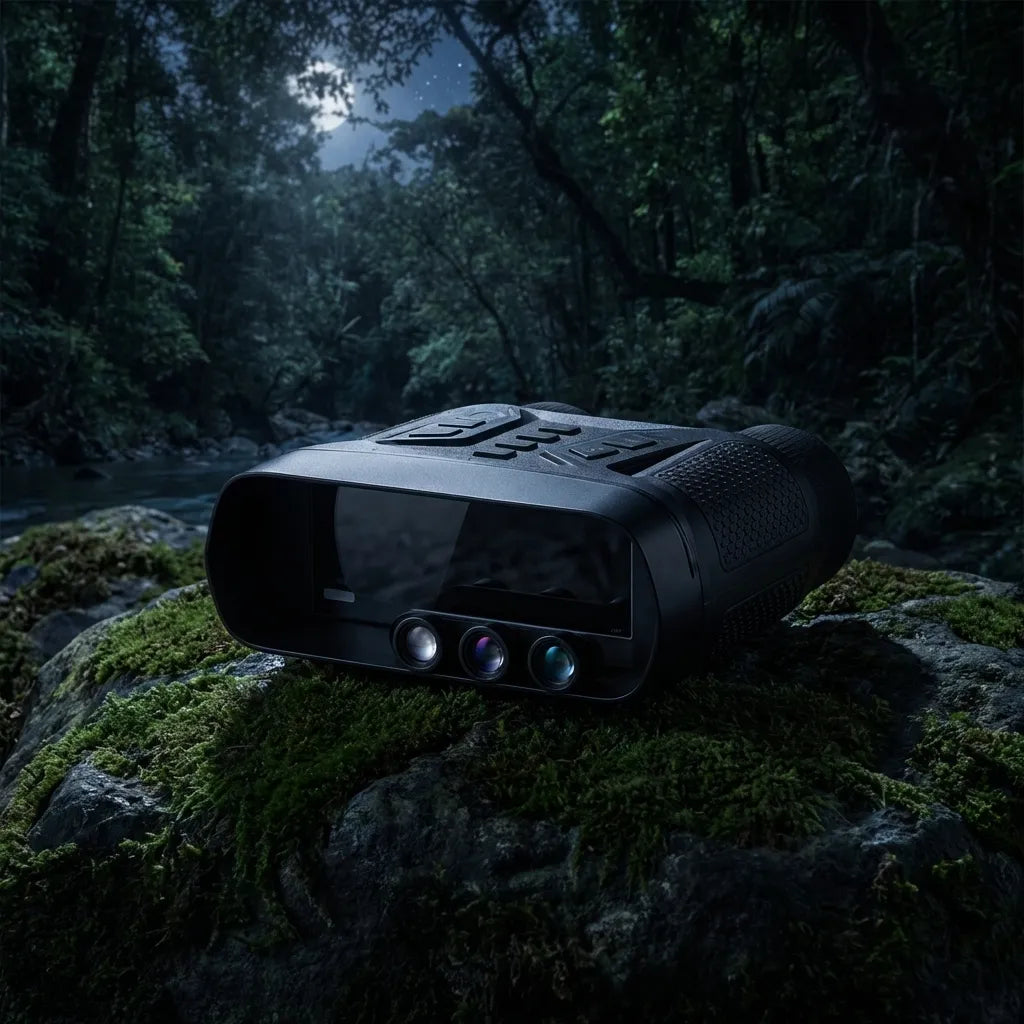 Jumelle vision nocturne grand écran 4,5 pouces