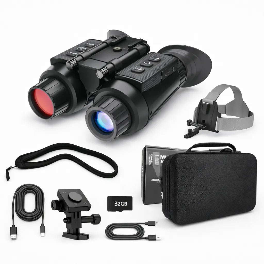 Jumelle nocturne binoculaire double écran avec vision 3D immersive