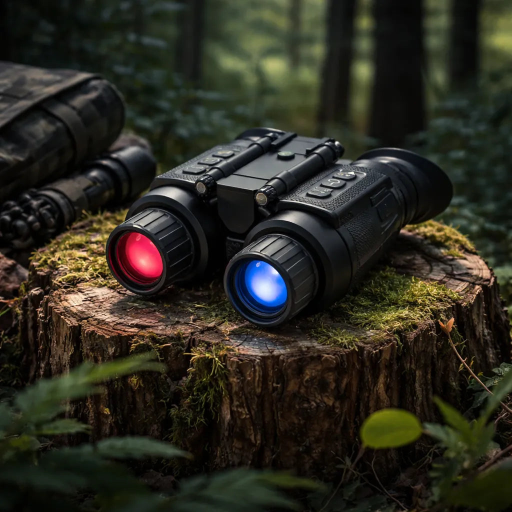 Jumelle nocturne binoculaire double écran avec vision 3D immersive