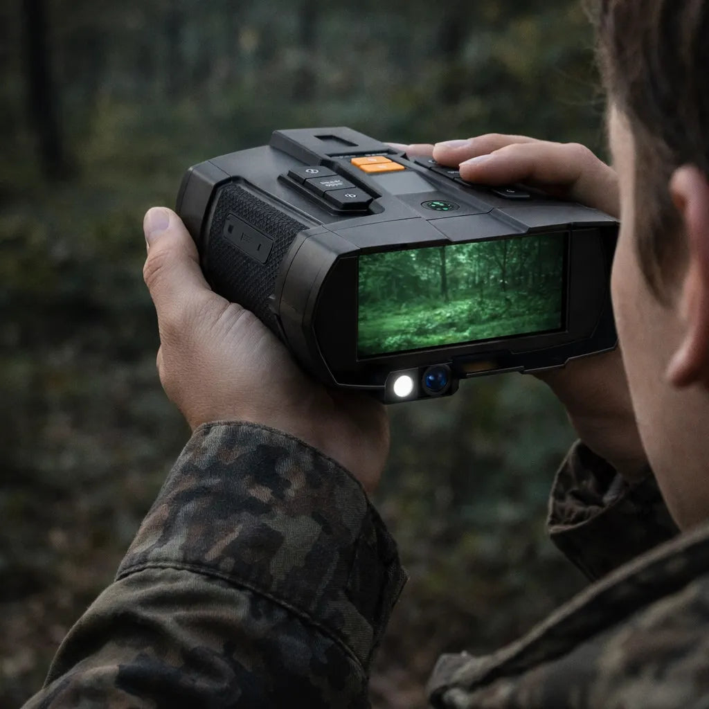 Jumelle Nocturne Chasse 800m IR 850nm Autonomie 6H