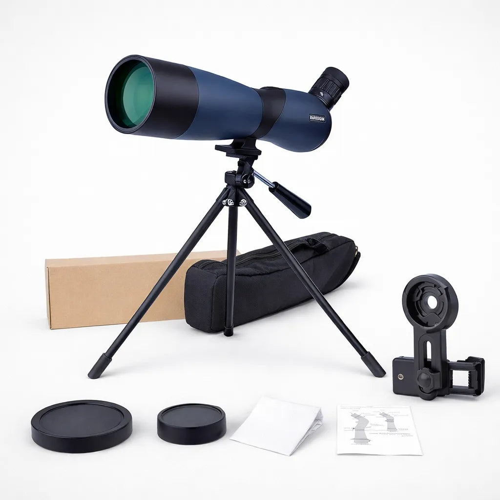 Télescope monoculaire compact longue portée bleu