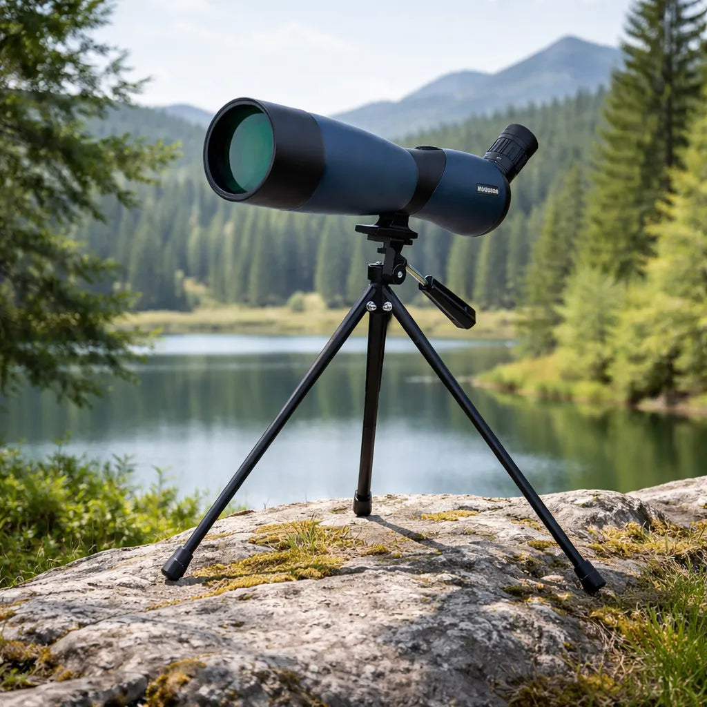 Télescope monoculaire compact longue portée bleu
