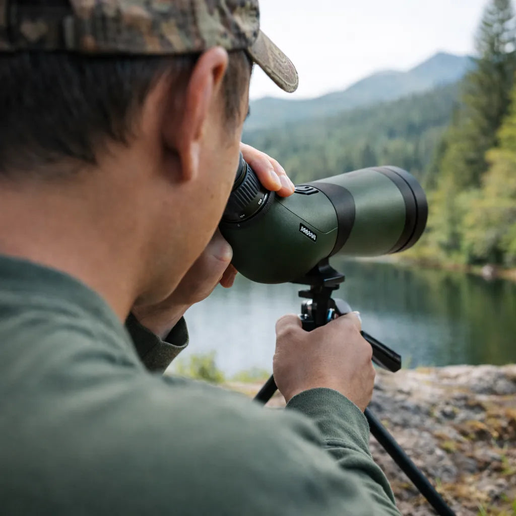 Longue vue inclinée 25-75x70 avec trépied et adaptateur photo
