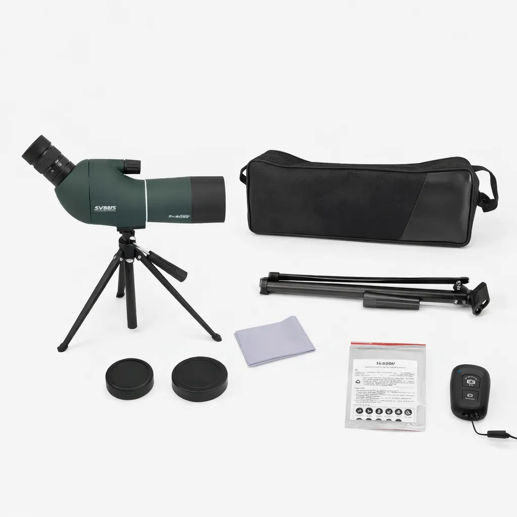 Longue vue inclinée 15-45x50 avec trépied et adaptateur photo