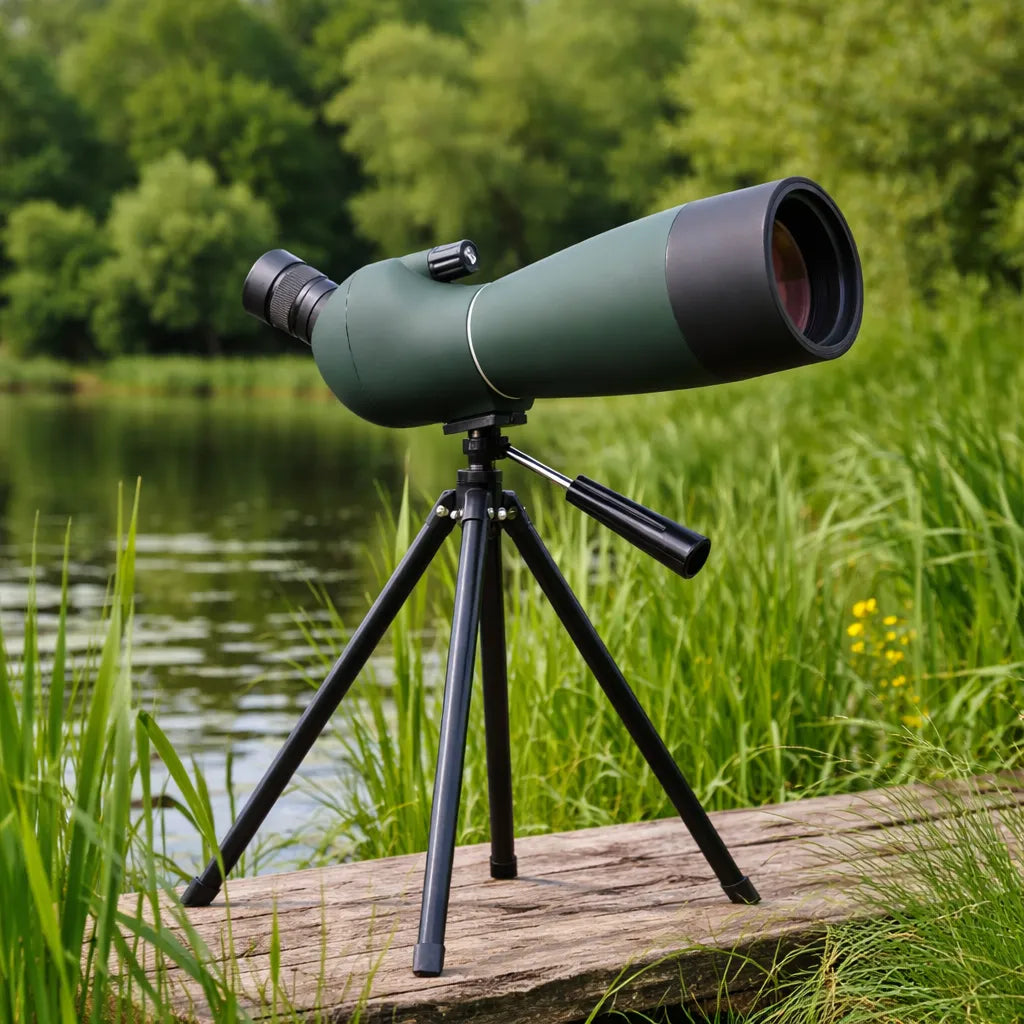 Longue vue inclinée 15-45x50 avec trépied et adaptateur photo